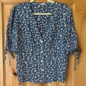 Rails Floral Blue Women's Top